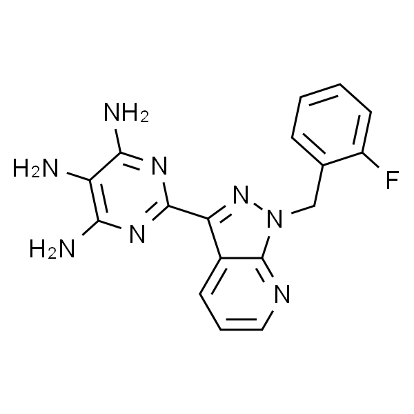 2-[1-(2-Fluorobenzyl)-1H-pyrazolo[3,4-b]pyridin-3-yl]pyrimidine-4,5,6-triamine