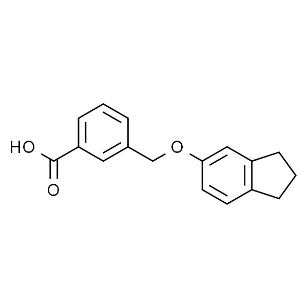 3-[(2,3-dihydro-1H-inden-5-yloxy)methyl]benzoic acid