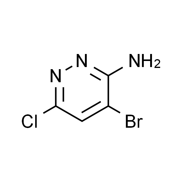3-Amino-4-bromo-6-chloropyridazine