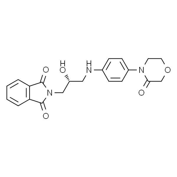 (R)-2-(2-Hydroxy-3-((4-(3-oxomorpholino)phenyl)amino)propyl)isoindoline-1,3-dione