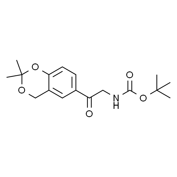 Carbamic acid, [2-(2,2-dimethyl-4H-1,3-benzodioxin-6-yl)-2-oxoethyl]-, 1,1-dimethylethyl ester