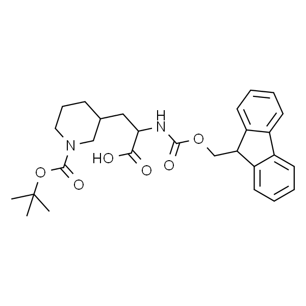 2-(Fmoc-amino)-3-(1-Boc-3-piperidyl)propanoic Acid