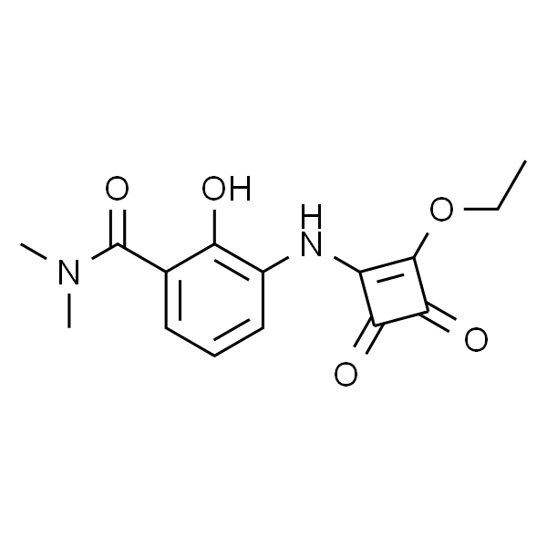 3-[(2-ETHOXY-3,4-DIOXO-1-CYCLOBUTEN-1-YL)AMINO]-2-HYDROXY-N,N-DIMETHYL-BENZAMIDE
