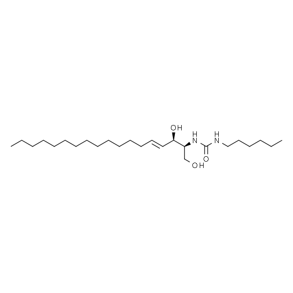 D-erythro-N-[2-(1,3-dihydroxy-4E-octadecene)]-N'-hexane-urea-sphingosine