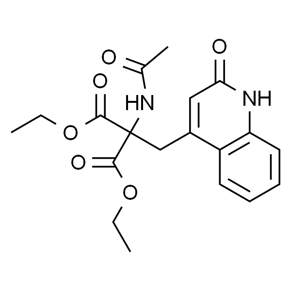[(2-Oxo-1,2-dihydroquinolin-4-yl)methyl](acetylamino)malonic acid diethyl ester