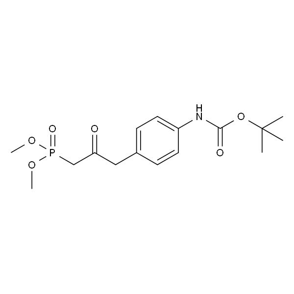 tert-butyl(4-(3-(dimethoxyphosphoryl)-2-oxopropyl)phenyl)carbamate