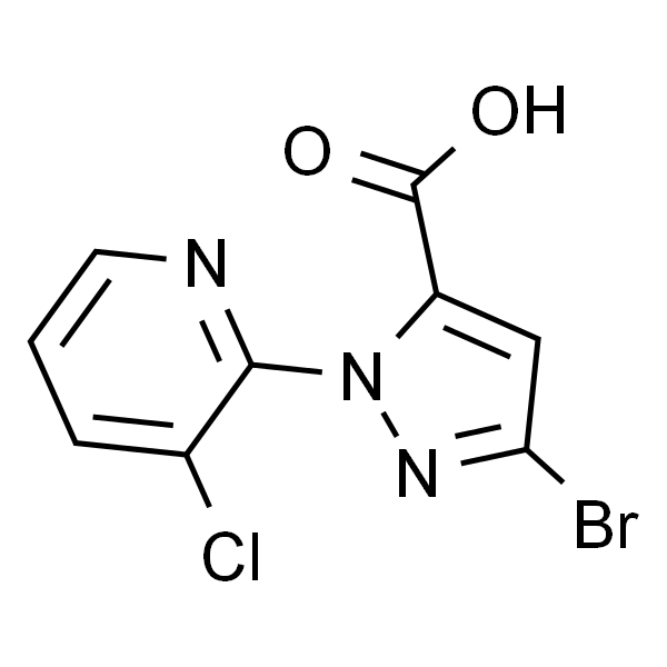 3-Bromo-1-(3-chloropyridin-2-yl)-1H-pyrazole-5-carboxylic acid
