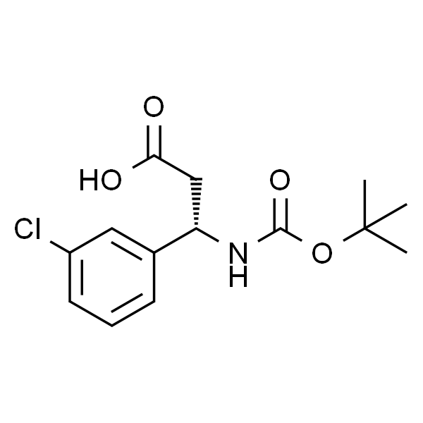 BOC-(S)-3-AMINO-3-(3-CHLORO-PHENYL)-PROPIONIC ACID