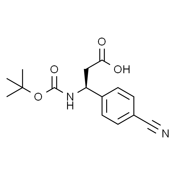 (S)-3-((tert-Butoxycarbonyl)amino)-3-(4-cyanophenyl)propanoic acid