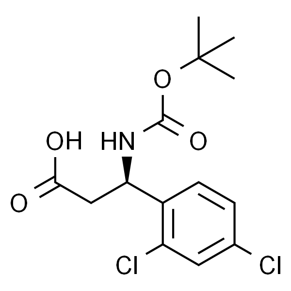 (R)-3-((tert-Butoxycarbonyl)amino)-3-(2,4-dichlorophenyl)propanoic acid
