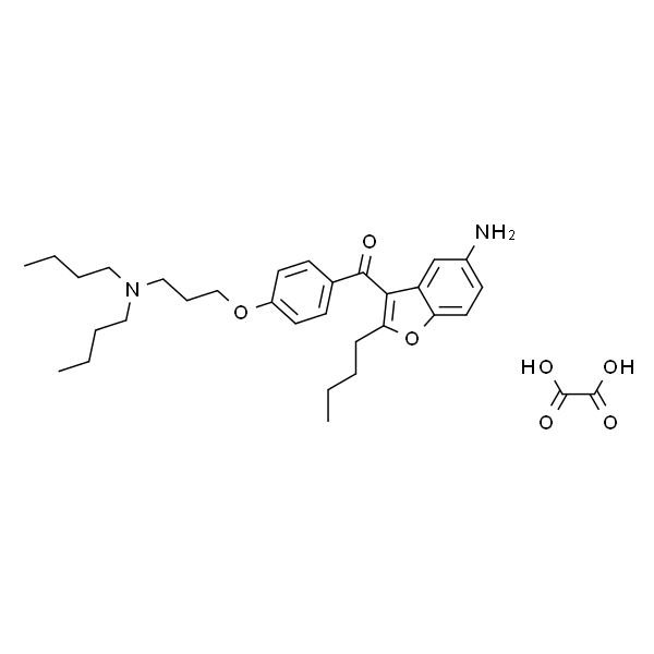 (5-Amino-2-butylbenzofuran-3-yl)(4-(3-(dibutylamino)propoxy)phenyl)methanone oxalate