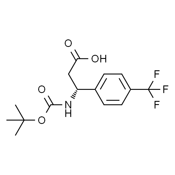 (R)-3-((tert-Butoxycarbonyl)amino)-3-(4-(trifluoromethyl)phenyl)propanoic acid