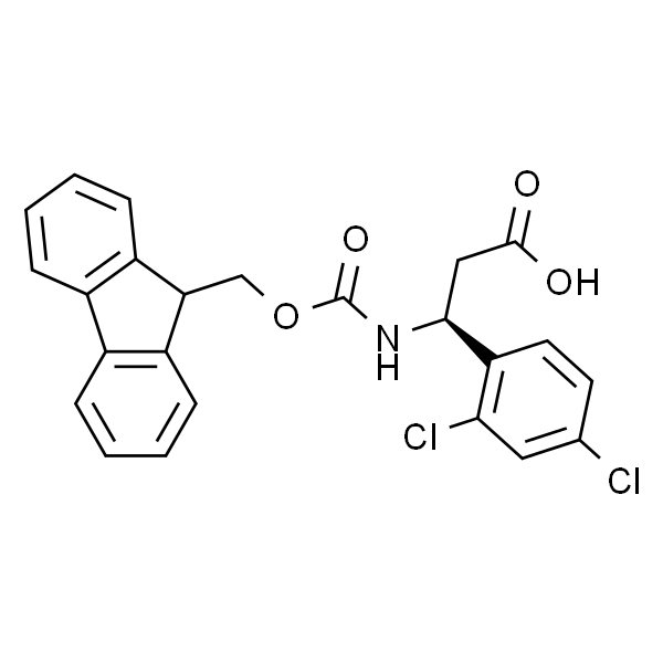 (S)-3-((((9H-Fluoren-9-yl)methoxy)carbonyl)amino)-3-(2,4-dichlorophenyl)propanoic acid