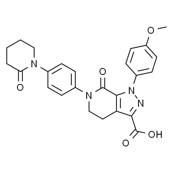 1-(4-Methoxyphenyl)-7-oxo-6-(4-(2-oxopiperidin-1-yl)phenyl)-4,5,6,7-tetrahydro-1H-pyrazolo[3,4-c]pyridine-3-carboxylic acid