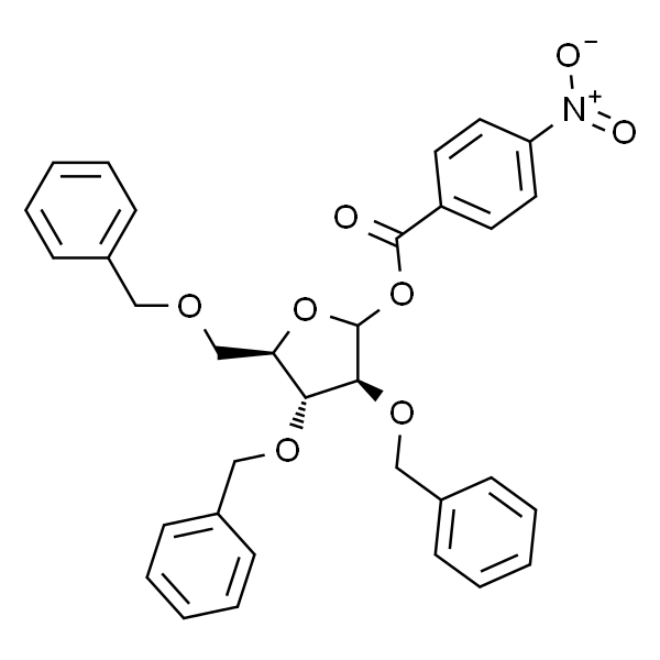 2,3,5-tri-O-benzyl-1,0-(4-nitrobenzoyl)-D-arabinofuranose