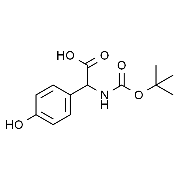 Boc-2-amino-2-(4-hydroxyphenyl)acetic acid