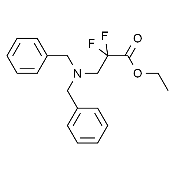 ethyl 3-(dibenzylamino)-2,2-difluoropropanoate