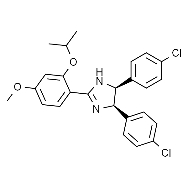 rel-(4R,5S)-4,5-bis(4-chlorophenyl)-2-(2-isopropoxy-4-methoxyphenyl)-4,5-dihydro-1H-imidazole