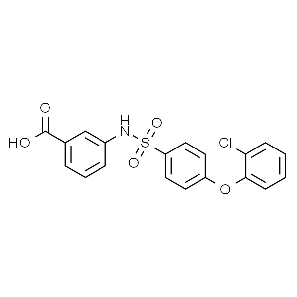 3-[4-(2-CHLOROPHENOXY)PHENYLSULFONAMIDO]BENZOIC ACID