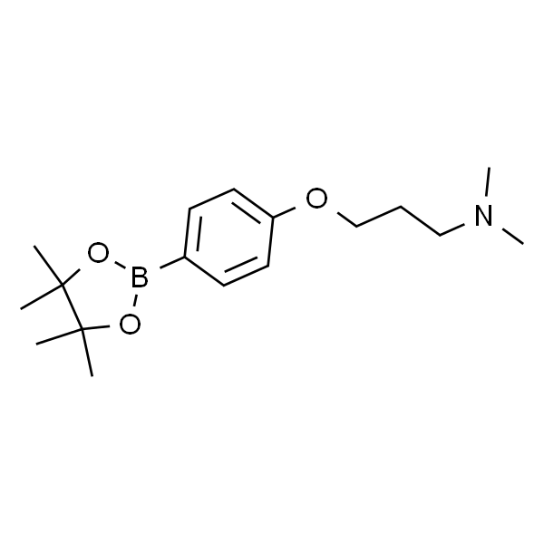 N,N-Dimethyl-3-(4-(4,4,5,5-tetramethyl-1,3,2-dioxaborolan-2-yl)phenoxy)propan-1-amine