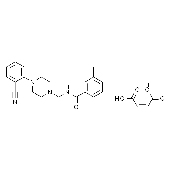 N-((4-(2-Cyanophenyl)piperazin-1-yl)methyl)-3-methylbenzamide maleate