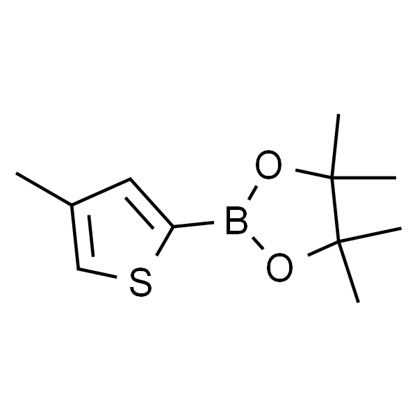 2-(4-Methyl-2-thienyl)-4,4,5,5-tetramethyl-1,3,2-dioxaborolane,  4-Methyl-2-thienylboronic  acid  pinacol  ester,  4-Methyl-2-(4,4,5,5-tetramethyl-1,3,2-dioxaborolan-2-yl)thiophene