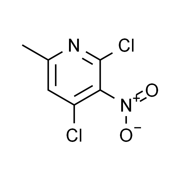 2，4-Dichloro-6-methyl-3-nitropyridine