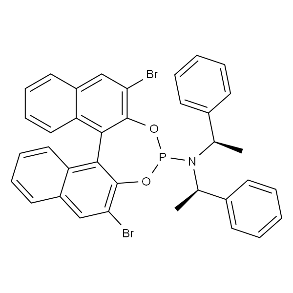 Dinaphtho[2,1-d:1',2'-f][1,3,2]dioxaphosphepin-4-amine, 2,6-dibromo-N,N-bis[(1R)-1-phenylethyl]-, (11bS)- (9CI)