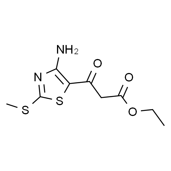 Ethyl 3-[4-Amino-2-(methylthio)-5-thiazolyl]-3-oxopropanoate