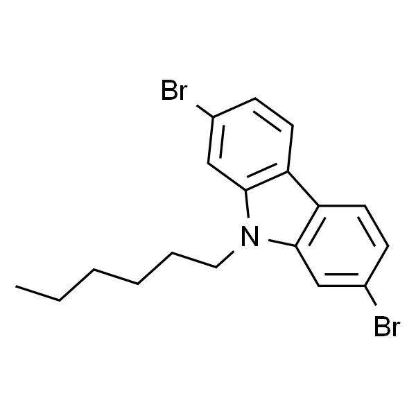 2,7-Dibromo-9-hexyl-9H-carbazole
