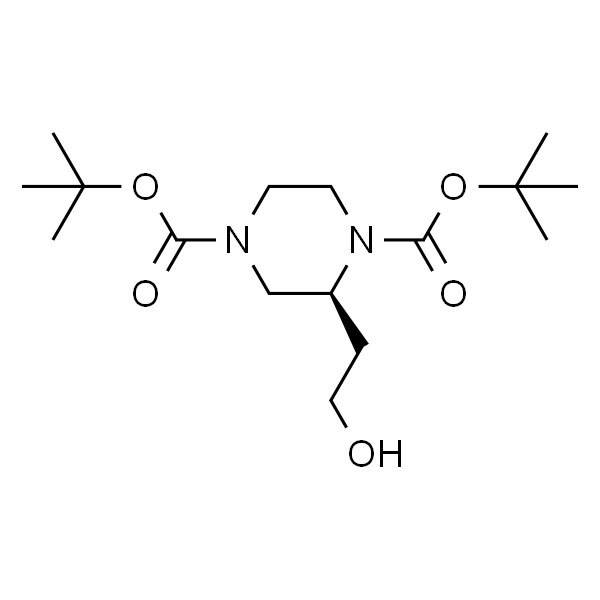 (S)-di-tert-Butyl 2-(2-hydroxyethyl)piperazine-1,4-dicarboxylate