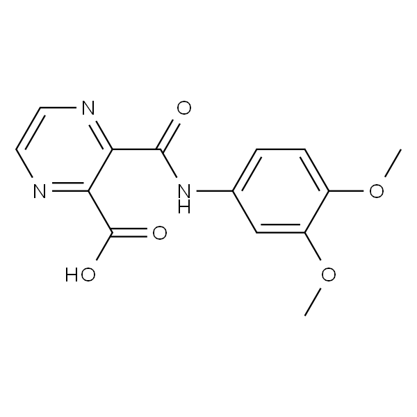 3-((3,4-Dimethoxyphenyl)carbamoyl)pyrazine-2-carboxylic acid