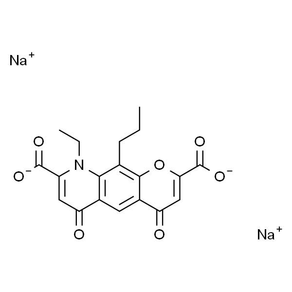 Sodium 9-ethyl-4,6-dioxo-10-propyl-6,9-dihydro-4H-pyrano[3,2-g]quinoline-2,8-dicarboxylate