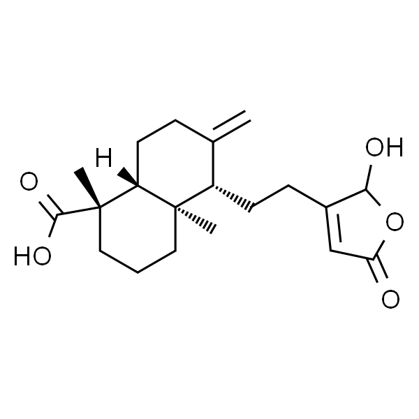 16-Hydroxy-8(17),13-labdadien-15,16-olid-19-oic acid