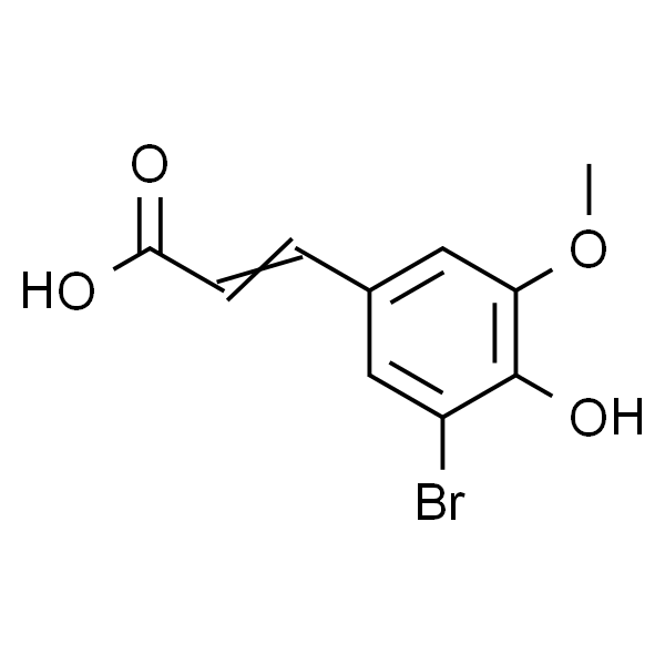 3-BROMO-4-HYDROXY-5-METHOXYCINNAMIC ACID