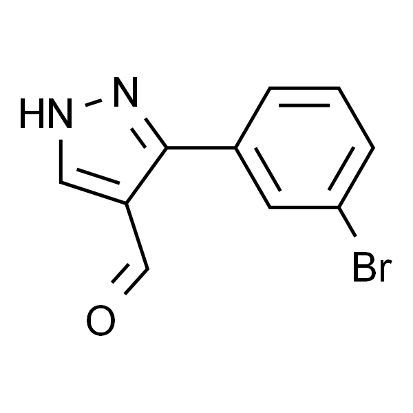 3-(3-bromophenyl)-1H-pyrazole-4-carbaldehyde