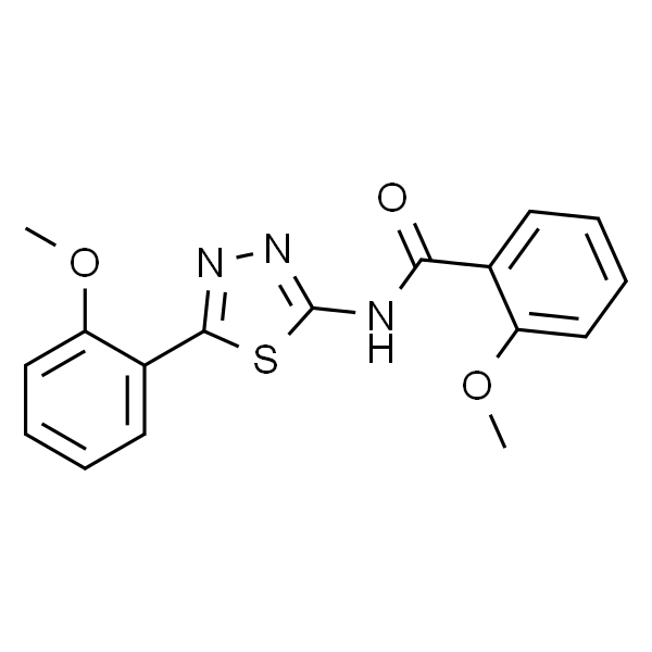 2-Methoxy-N-(5-(2-methoxyphenyl)-1,3,4-thiadiazol-2-yl)benzamide