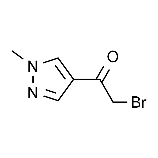 Ethanone, 2-bromo-1-(1-methyl-1H-pyrazol-4-yl)- (9CI)