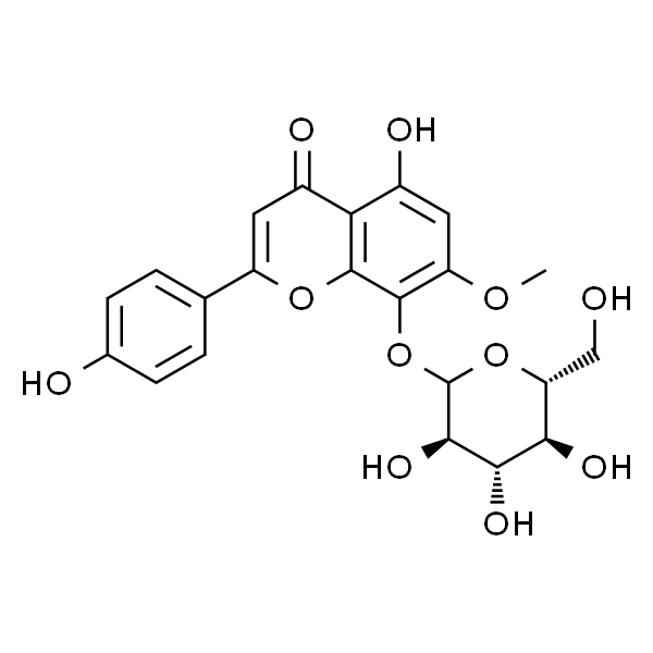 5,8,4'-Trihydroxy-7-methoxyflavone 8-O-glucoside