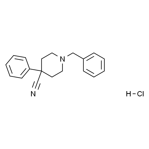 1-Benzyl-4-phenylpiperidine-4-carbonitrile hydrochloride