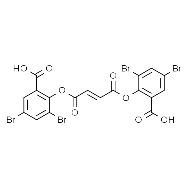 (E)-2,2'-(Fumaroylbis(oxy))bis(3,5-dibromobenzoic acid)