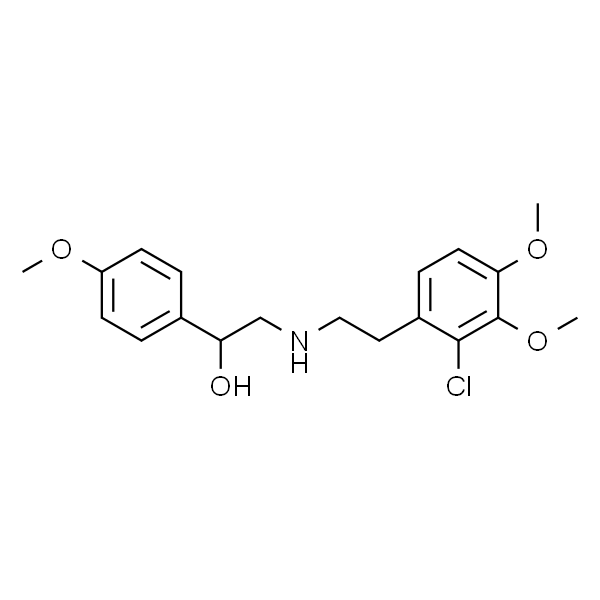 N-[2-Hydroxy-2-(4-methoxyphenyl)ethyl]-2-(2-chloro-3,4-dimethoxyphenyl)ethylamine