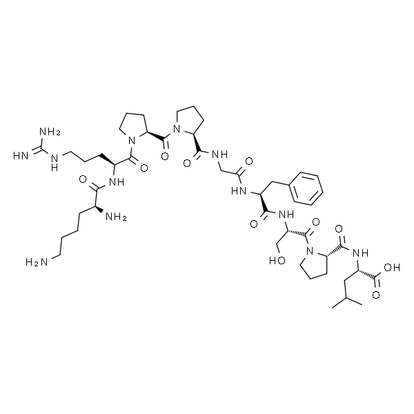 (DES-ARG10,LEU9)-KALLIDIN