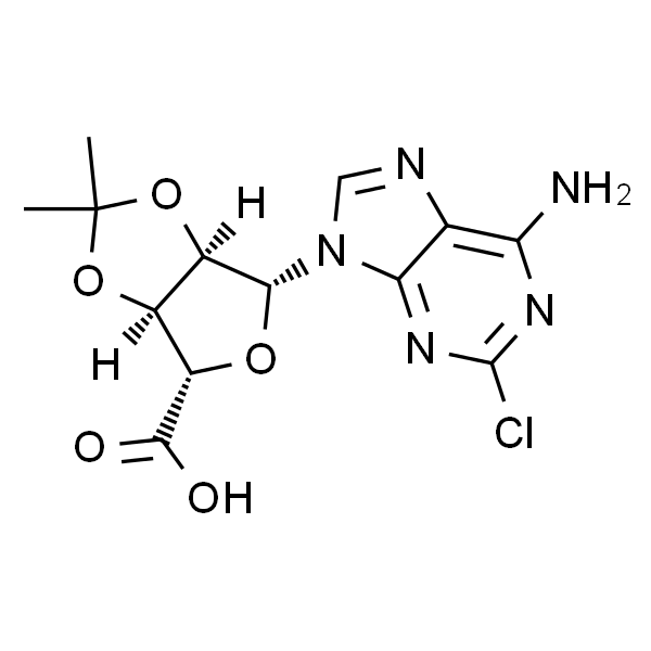 2-CHLORO-9-(2-3-O-ISOPROPYLIDENE-BETA-D-RIBOFURANOSYLURONIC ACID)ADENINE