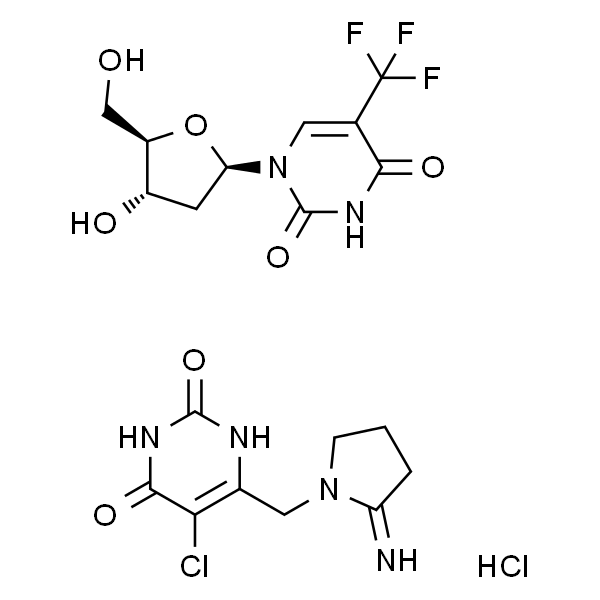 Trifluridine/tipiracil hydrochloride mixture