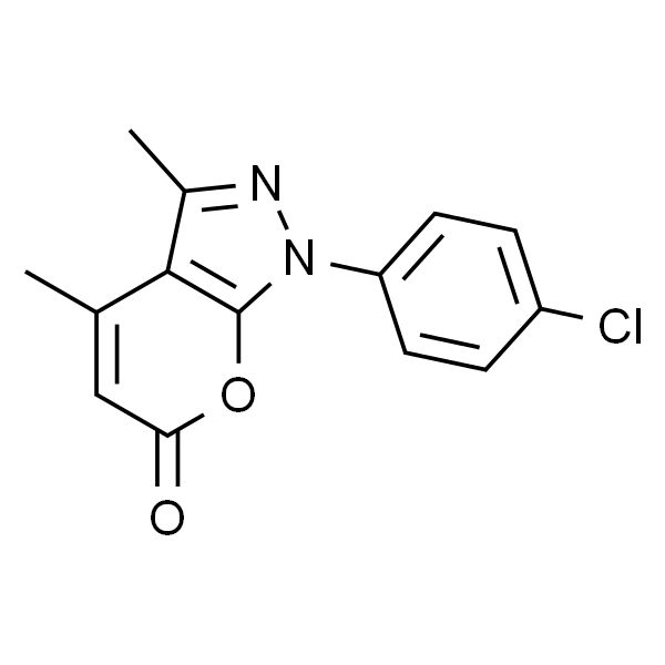 1-(4-chlorophenyl)-3,4-dimethyl-Pyrano[2,3-c]pyrazol-6(1H)-one