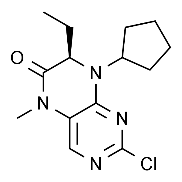 (R)-2-Chloro-8-cyclopentyl-7-ethyl-5-methyl-7,8-dihydropteridin-6(5H)-one