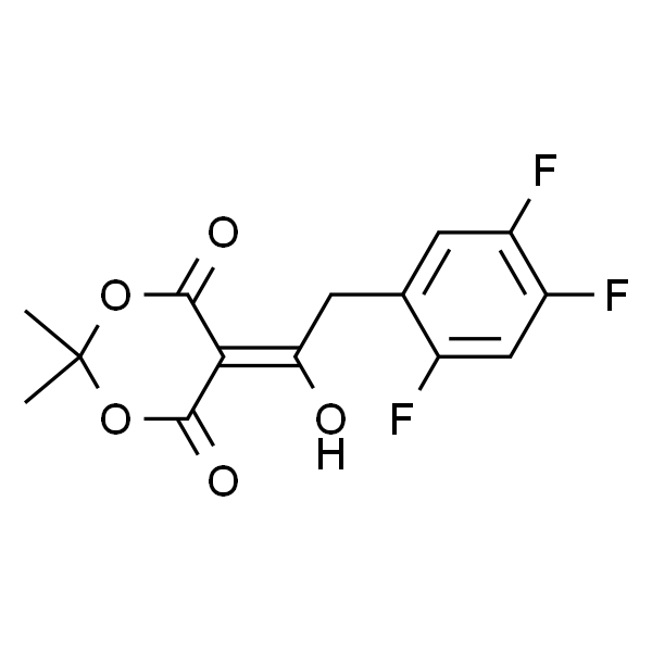 5-(1-Hydroxy-2-(2,4,5-trifluorophenyl)ethylidene)-2,2-dimethyl-1,3-dioxane-4,6-dione