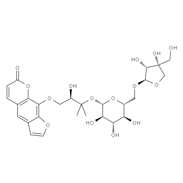 Heraclenol 3'-O-[beta-D-apiofuranosyl-(1-6)-beta-D-glucopyranoside]