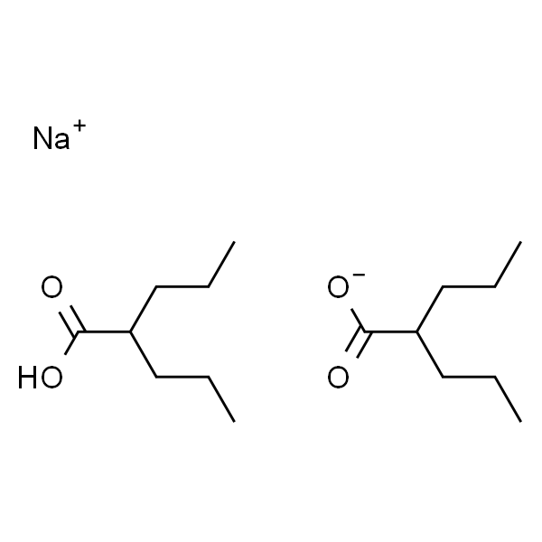 Sodium hydrogen bis(2-propylpentanoate)